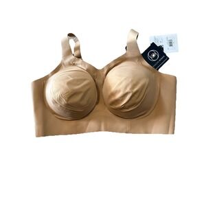 Evelyn Bobbie The Beyond Bra Sz 3XL TAN MICA Comfort Wireless Bra